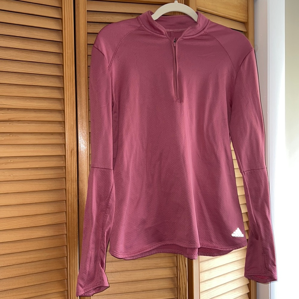 Adidas energy running climawarm 1/4 zip